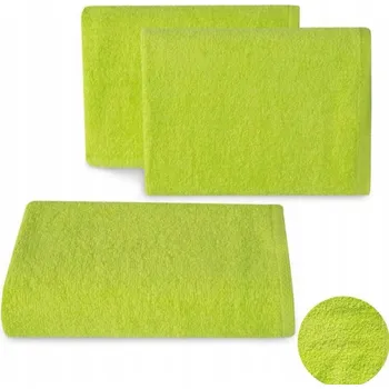 Ručník RUČNÍK DO KOUPELE 70 X 140 CM BAVLNĚNÝ, LIMETKOVÝ / POLSKÝ VÝROBEK