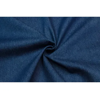 Riflovina praná 100 % bavlna - 330 g/m2 Barva: modrá středně