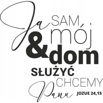 Dekorativní magnet Náboženský MAGNET na ledničku Já sám Můj BIBLICKÝ dům MAGNET pro věřící