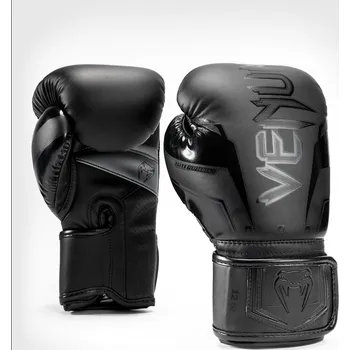Boxerské rukavice Boxerské rukavice VENUM ELITE Evo - černo/černé 10 oz