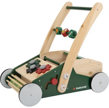 Dětské chodítko Playtive Dřevěné chodítko (sekačka Parkside s aktivitami)