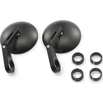 Zrcátko pro motocykl Zpětné zrcátko univerzální do konců řidítek d-mirror-9 krátké (sada 2 ks), daytona m001-013