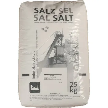 Změkčovač vody esco průmyslová sůl kamenná 0,7 - 0,16 mm, JEMNÁ, NaCl 99 % 25 kg