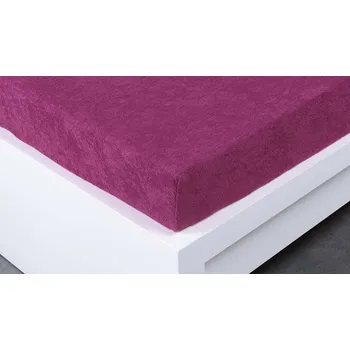 Prostěradlo XPOSE® Dětské froté prostěradlo Exclusive - nachové 60x120 cm, Froté + Prodloužená možnost vrácení zboží do 50 dnů