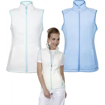 Dámská vesta JANETTE dámská fleece vesta , modrá - H2105, bílá - H2104