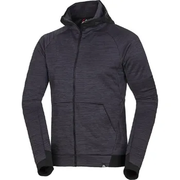 Pánská mikina Mikina DAVE MI-3794OR pánská blackmelange NORTHFINDER L blackmelange