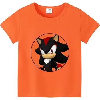 Dívčí tričko Dětské tričko Sonic (barevné), různé potisky Barva: oranžová 1, Velikost: 100