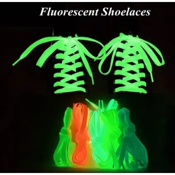 Noční svítící tkaničky 120 cm, 6 párů