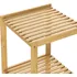 regál Casaria 107918 bambusový regál 33 x 33 x 140 cm 5 polic