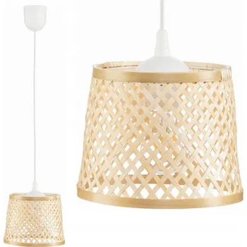 Závěsné svítidlo BOHO bambusové válcové TH2B 20cm