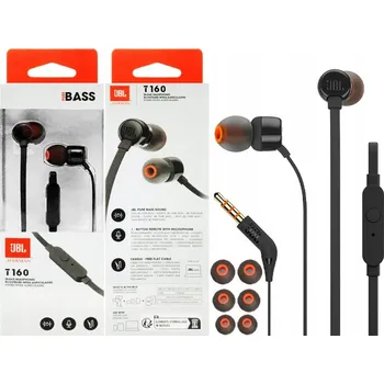 Sluchátka Univerzální Drátová sluchátka JBL TUNE 160