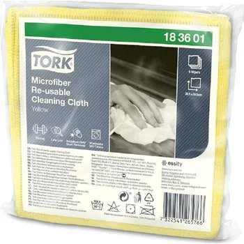 Utěrka TORK 183601 žlutá utěrka z mikrovlákna pro opakované použití 6 ks v balení