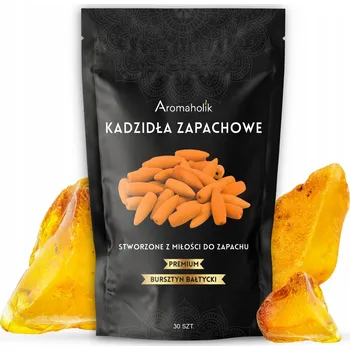 Vonná tyčinka Vonné tyčinky Aromaholik PŘÍRODNÍ VONNÉ TYČINKY XL - BALTSKÝ JANTAR 30 ks