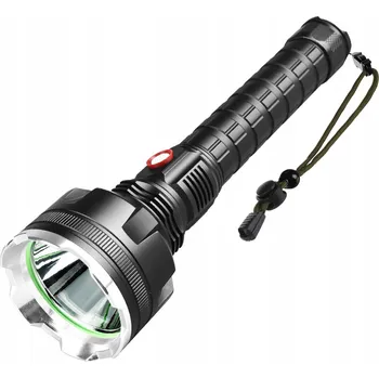 Svítilna LED Taktická Svítilna USB EXTRA SILNÁ PROFESIONÁLNÍ černá