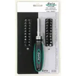 Sada bitů a s ráčnovým šroubovákem GOLA 060041