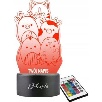 Lampička Plexido vícebarevná Noční lampa