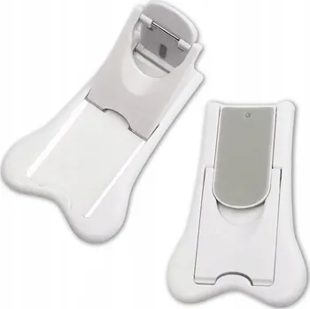 Obraz ZÁMEK / BLOKÁDA NA NÁBYTEK, SKŘÍNĚ, OKNA A POSUVNÉ DVEŘE - BEZPEČNOSTNÍ POJISTKA PRO DĚTI 2KS bílá