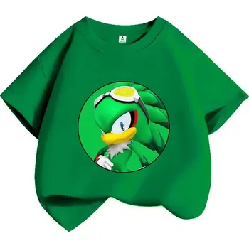 Dívčí tričko Dětské tričko Sonic (barevné), různé potisky Barva: zelená 1, Velikost: 150