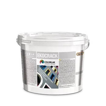 Fasádní barva EKOCRACK - speciální fasádní barva 10kg (bílá) (speciální fasádní barva pro překlenování trhlin)
