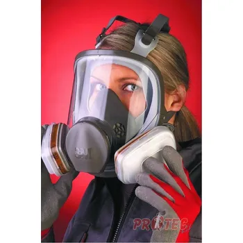 Celoobličejová maska 3M řada 6000 (typ 6800 střední vel.M)