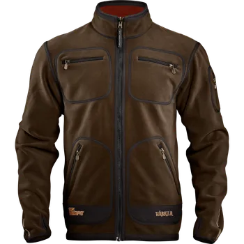 Pánská mikina Značka Härkila HÄRKILA oboustranná mikina KAMKO FLEECE Brown/red Velikost: 4XL