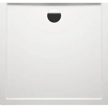 Sprchová vanička Riho Davos 249 Čtvercová sprchová vanička 80x80x4,5 cm, včetně nožiček a panelu, bílá, D002005005