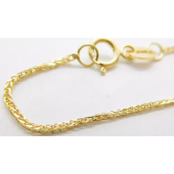 Řetízek Klenoty Budín Dámský zlatý přívěskový řetízek ze žlutého zlata ROMBO 585/1,22gr 45cm HK6242 (Klenoty Budín Dámský zlatý přívěskový řetízek ze žlutého zlata ROMBO 585/1,22gr 45cm HK6242)