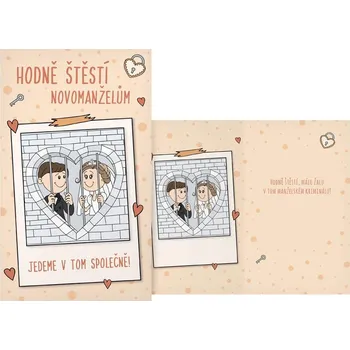 UNIPAP přání svatební M16-123 T PRANI_T_2215 549647