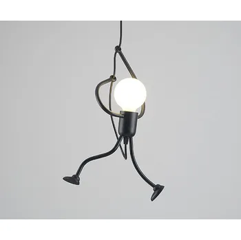 EgoTrip Závěsné svítidlo (lustr) panáček na laně 1xE27