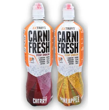 Spalovač tuku Extrifit Carnifresh Sparkling with Caffein 850ml Varianta: višeň