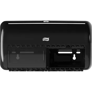 TORK 557008 zásobník toaletního papíru na konvenční rolky černý T4