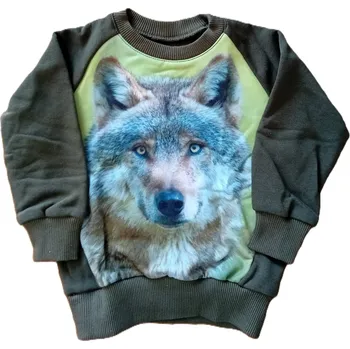 Mikina s potiskem WADERA 134/140 Wadera vzor mikiny: Vlk