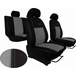 Autopotahy Volkswagen VW T5, 3 místa, kožené EXCLUSIVE, šedé