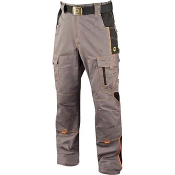 montérky Montérkové kalhoty VISION H9120 pasové 190 cm šedo-oranžové 46 šedo-oranžové