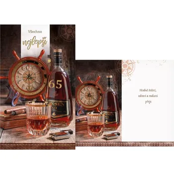 UNIPAP přání k narozeninám 65 M11-563 T PRANI_T_2395 549542