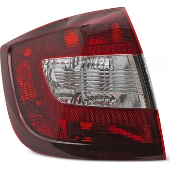 Zadní světlomet TUNING-TEC Zadní světlo ŠKODA RAPID 12-17 sedan, tmavě červené LEVÉ TYC