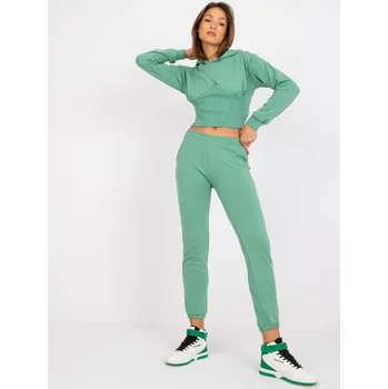 Zelená tepláková souprava s kapucí EM-KMPL-378.04-green Velikost: XL