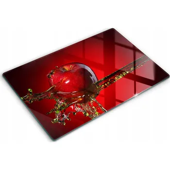 Obraz Dekorativní skleněná kuchyňská deska Ovocné jablko ve vodě 80x52