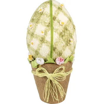 Velikonoční dekorace Clayre & Eef - Dekorativní velikonoční vajíčko 65947