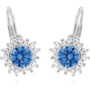 Náušnice Zlatnictví U Kostela Dámské náušnice modré kytičky 085 1042801370