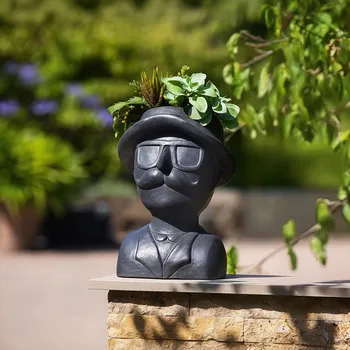 Květináč Gilde Dekorativní květináč Hlava 493532