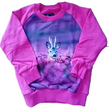 Sportovní střelba Mikina s potiskem WADERA 76/82 Wadera vzor mikiny: Srnec růžový