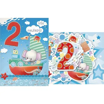 UNIPAP přání k narozeninám 02 CN-869 PRANI_W_C0409 549609