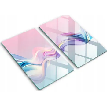 Obraz Skleněné Ochranné Kryty na Indukci 2x30x52 cm Pastelová abstrakce