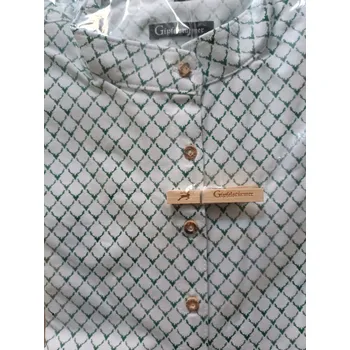 Dámská košile OS Trachten Dámská košile s potiskem jelenů zelená - stretch Velikost: 38