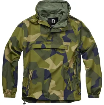 Pánská větrovka BRANDIT Bunda SUMMER WINDBREAKER ŠVÉDSKÉ MASKOVÁNÍ M90 XXL ŠVÉDSKÉ MASKOVÁNÍ