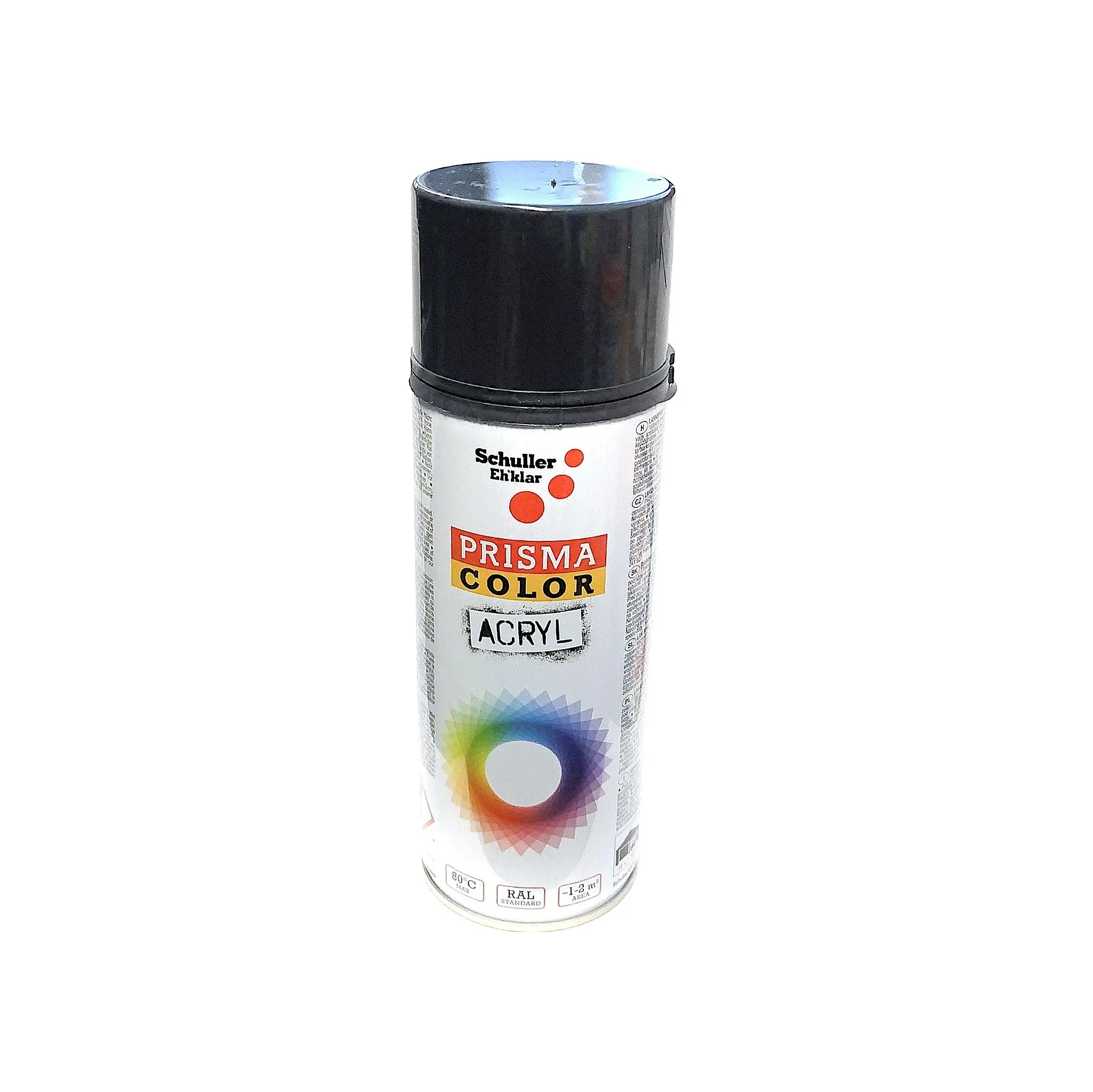Fotografie 1 - Barva ve spreji Schuller Eh'klar Prisma Color sprej 400 ml RAL 7021 černošedá lesklá