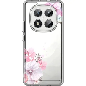 Pouzdro na mobilní telefon Kryt Xiaomi Redmi Note 14 Pro 5G Image pevný Violet Blossom (obal neboli pouzdro na Xiaomi Redmi Note 14 Pro 5G)