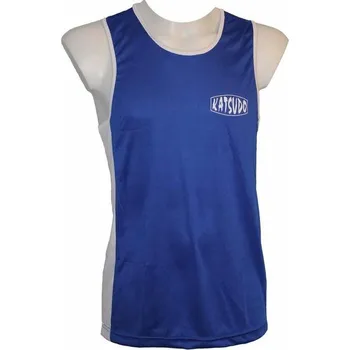 Pánské tílko KATSUDO Pánské Boxerské tílko modré XL