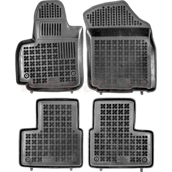 Gumové koberečky černé s vyšším okrajem (sada 4 ks) ACI 5263X11